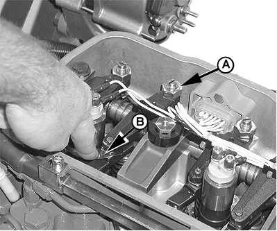 110 john deere valve gap spec
