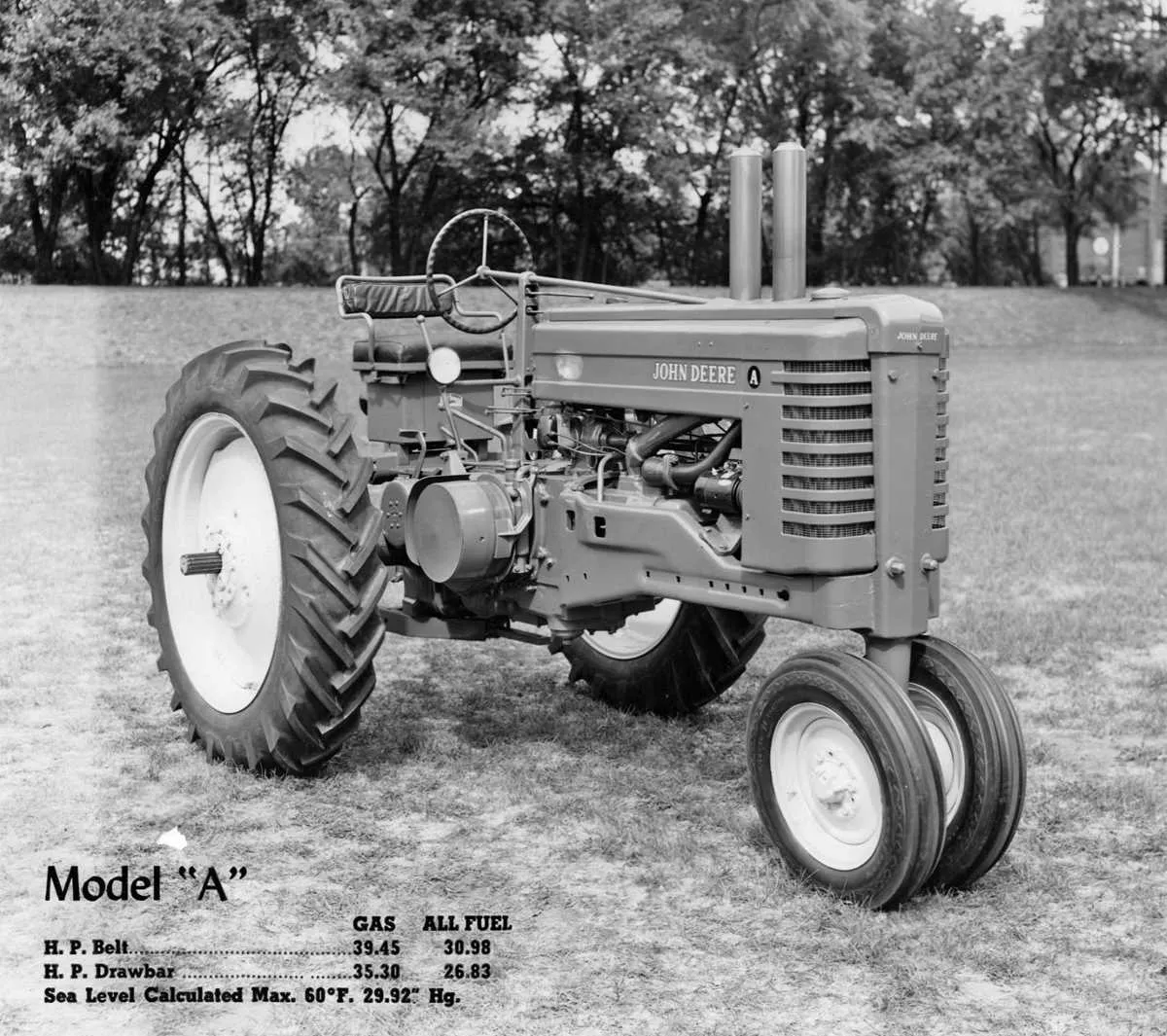1941 john deere a specs
