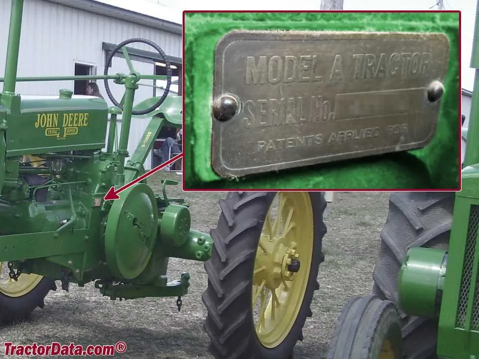 1941 john deere a specs