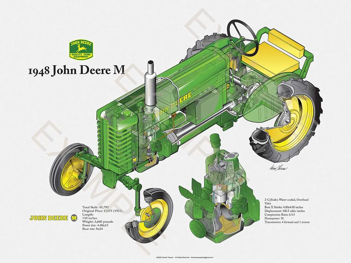 1950 john deere m specs