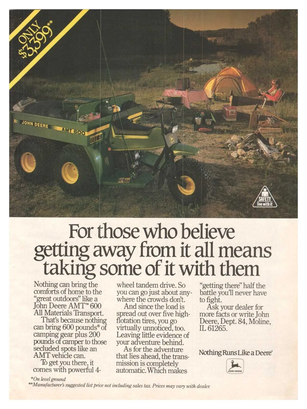 1987 john deere amt 600 specs