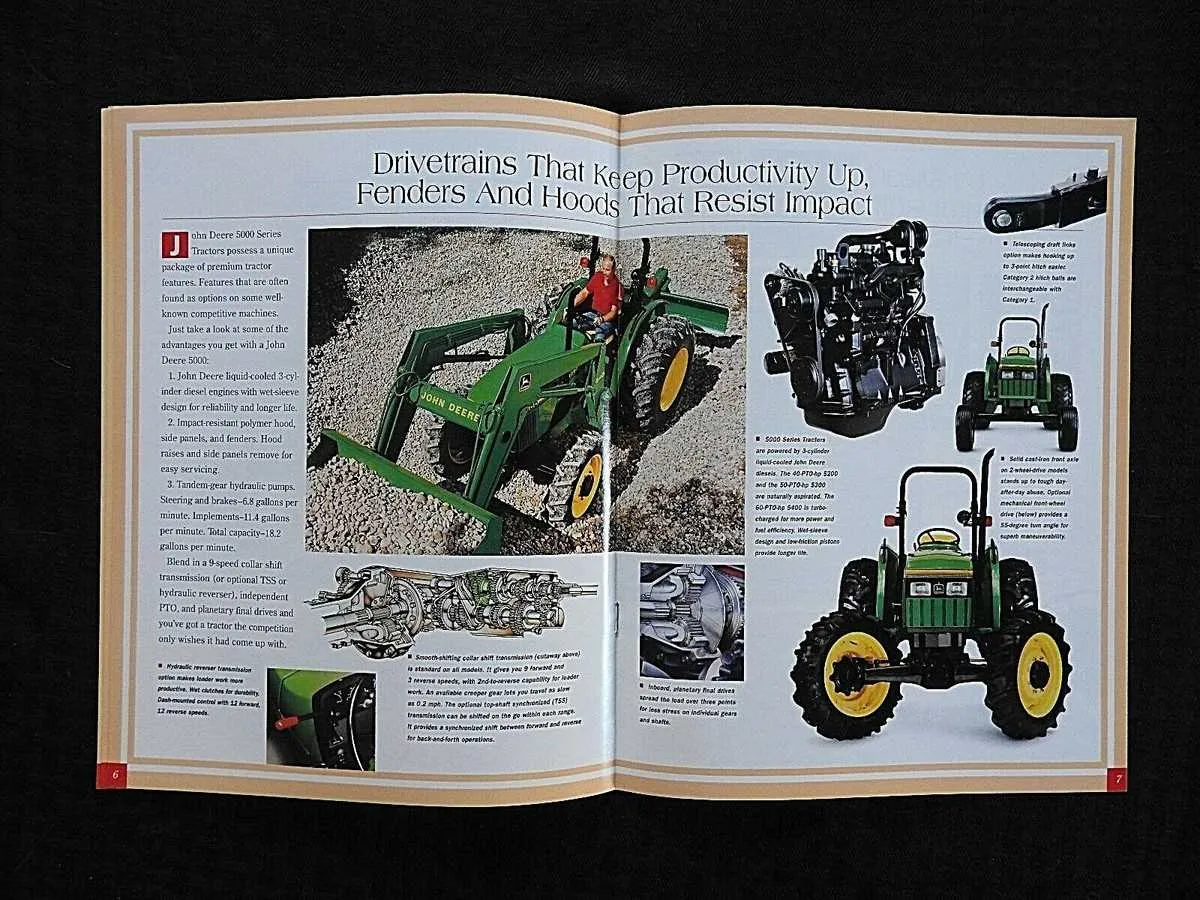 1996 john deere 5200 specs