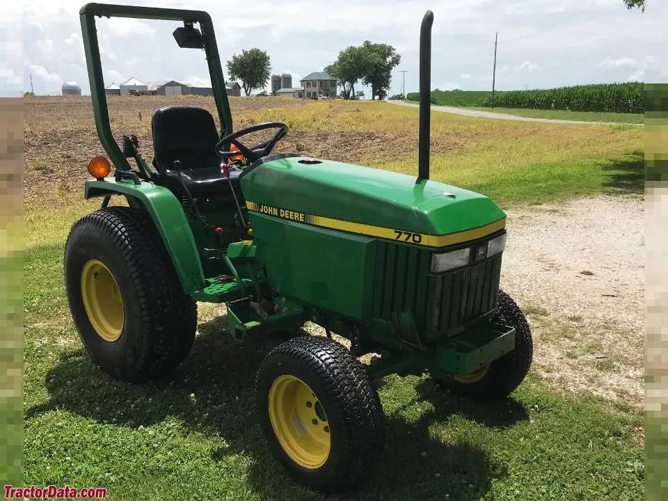 1998 john deere 770 specs
