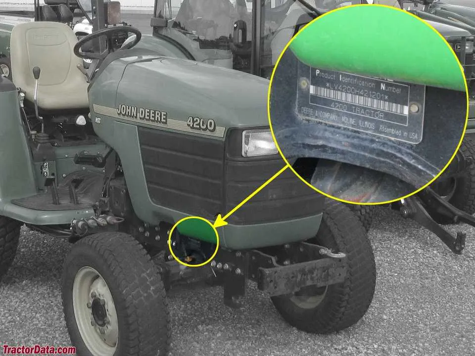 2000 john deere 4300 specs