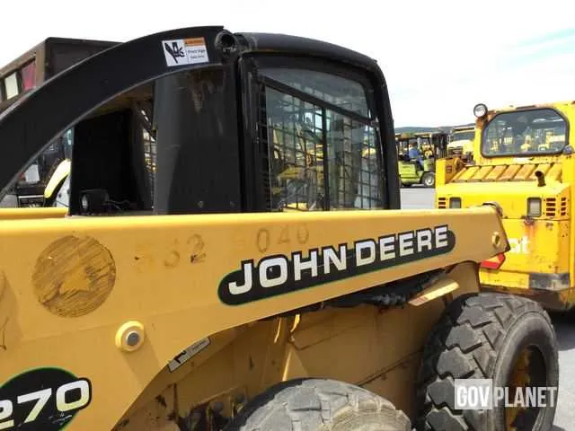 2001 john deere 270 skid steer specs