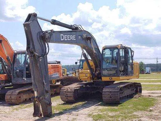 210 john deere excavator specs
