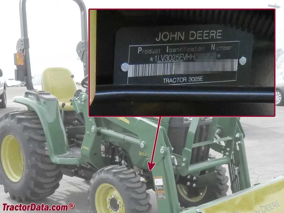 3038 john deere specs