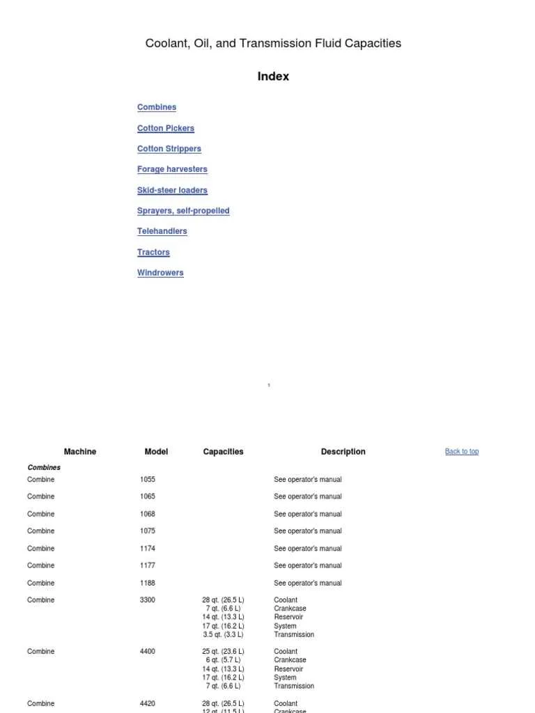 312 john deere fluid specs