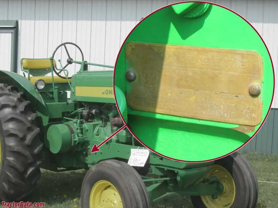 620 john deere specs