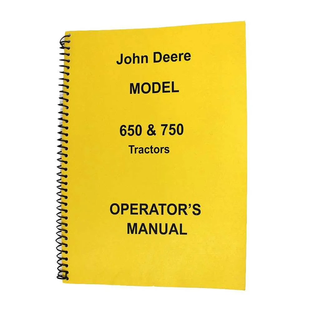 750 john deere service specs