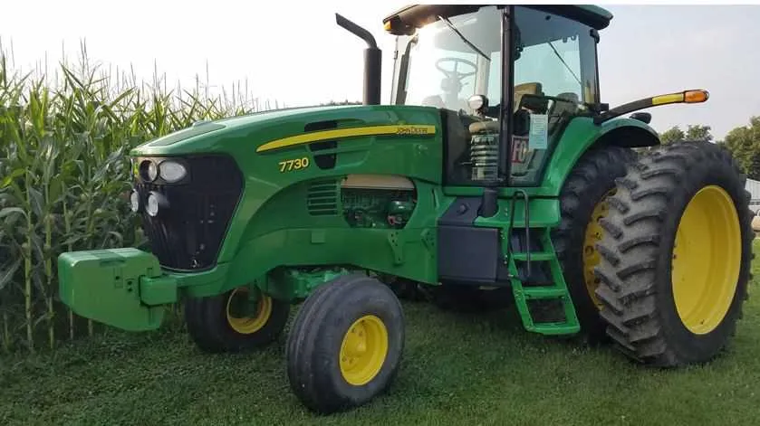 7730 john deere tractor spec