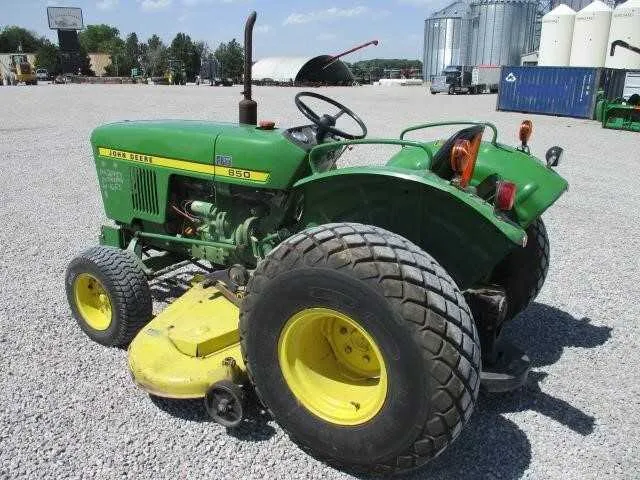 850 john deere tractor specs