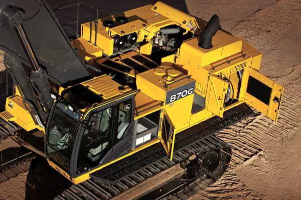 870 john deere excavator specs