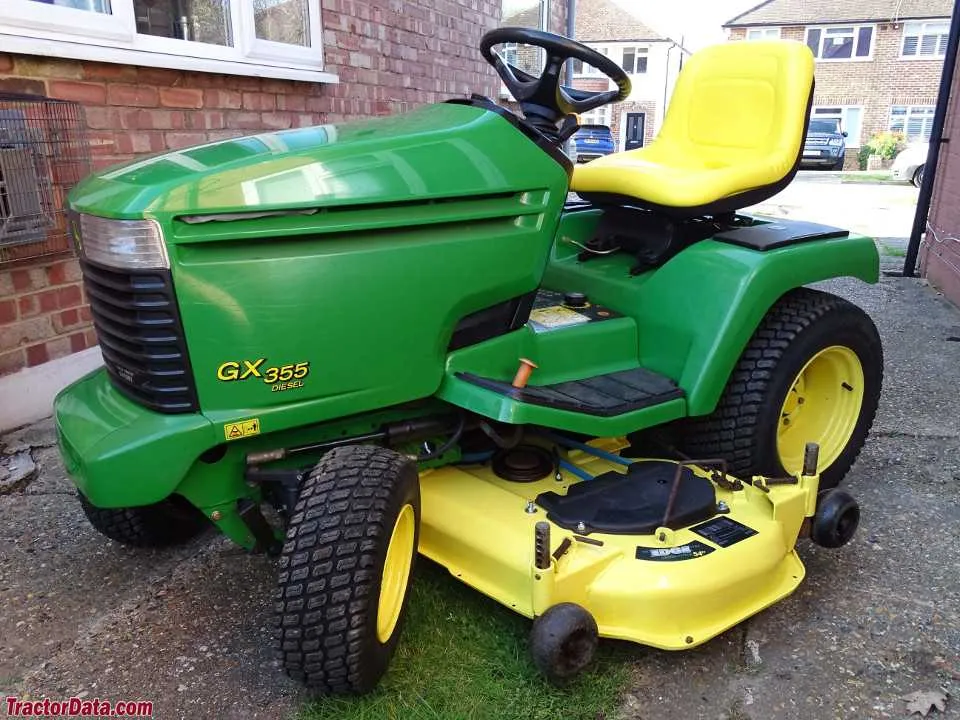 gx355 diesel john deere specs
