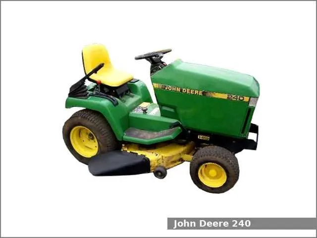 john deer 240 specs