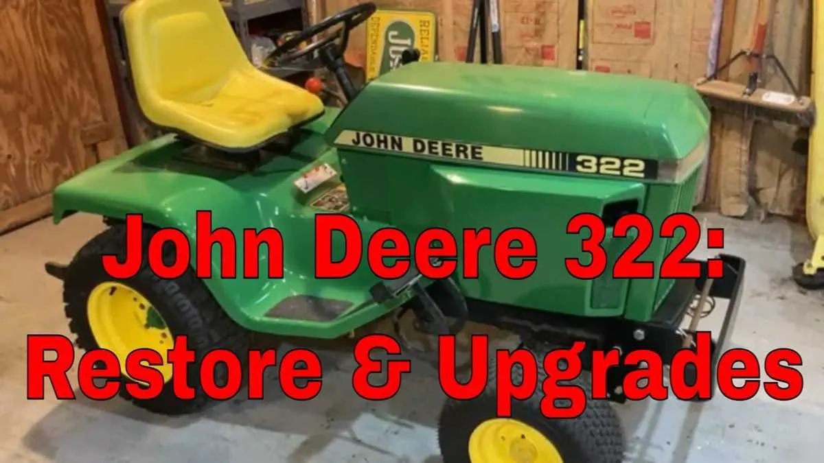 john deer 322 specs