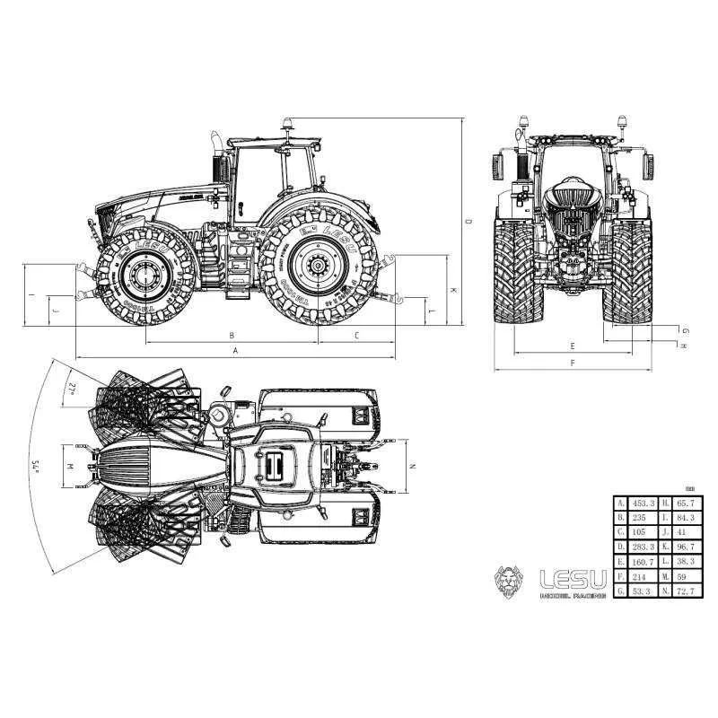 john deere 1050 4x4 specs