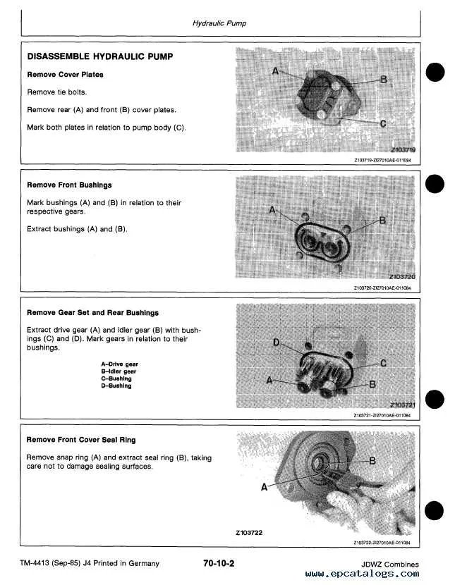 john deere 1055 specs