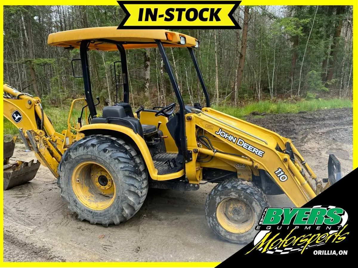 john deere 110 tractor loader backhoe specs