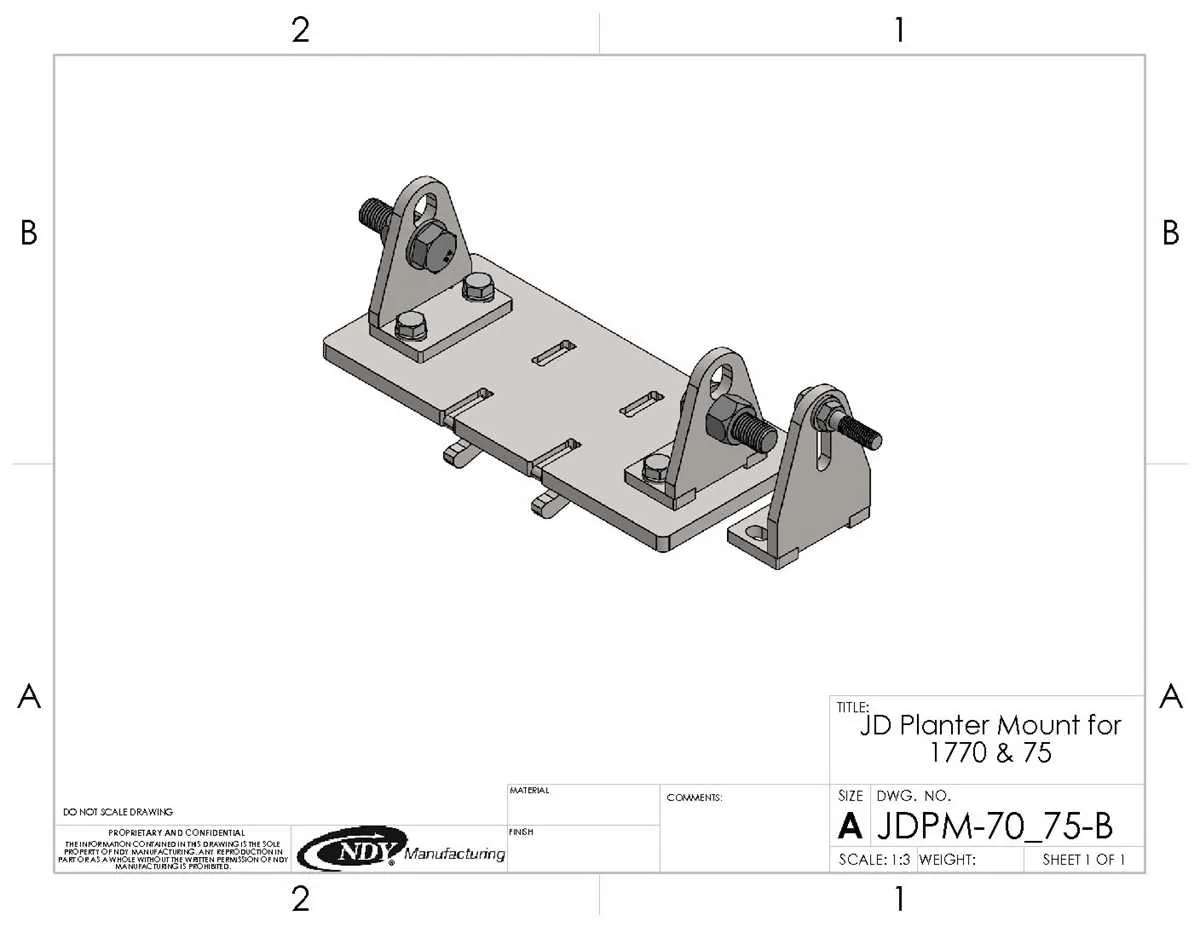 john deere 1770 planter specs