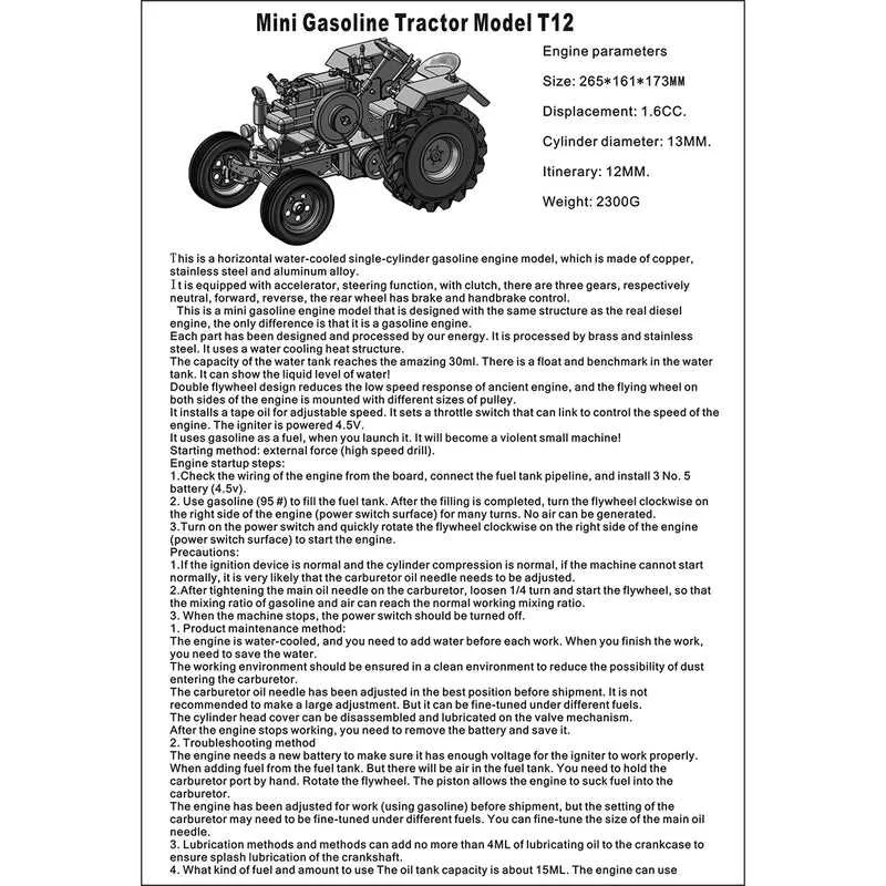 john deere 2 cylinder engine specs