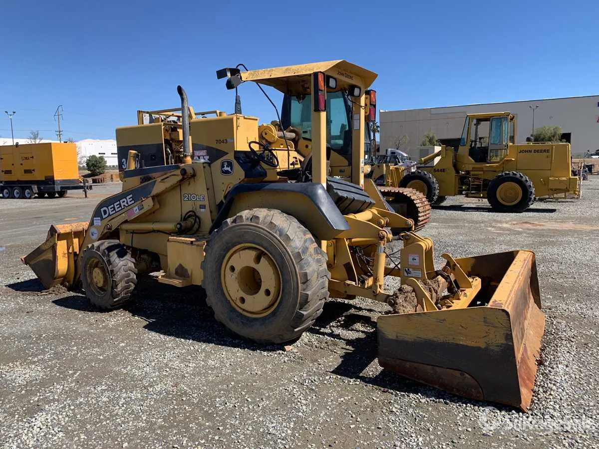 john deere 210 loader specs