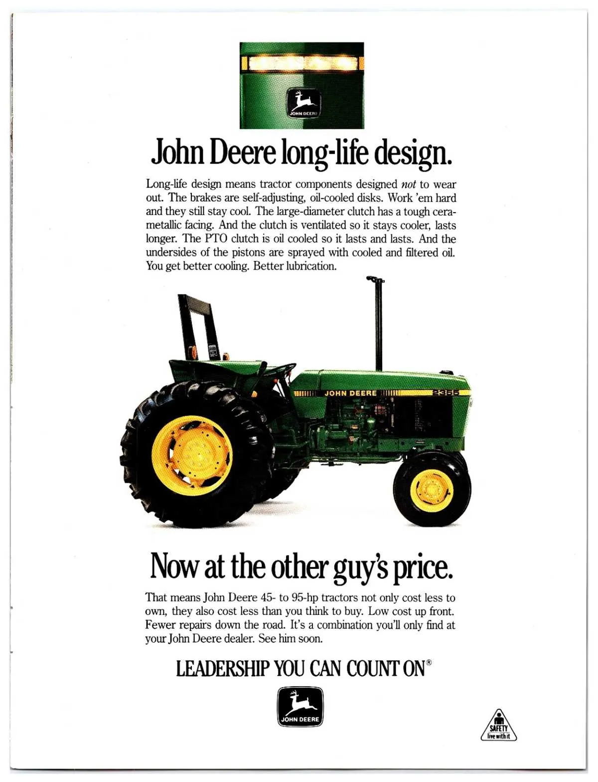 john deere 2355 tractor specs