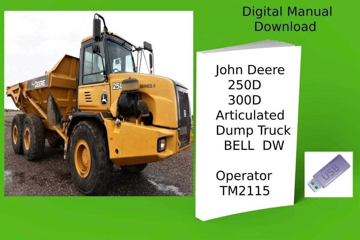 john deere 250d dump truck specs