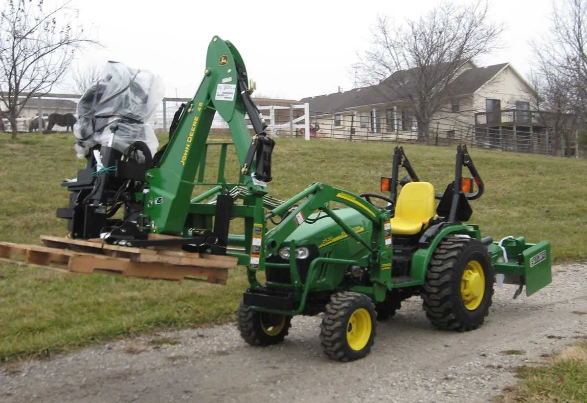 john deere 2520 tractor front loader backhoe specs