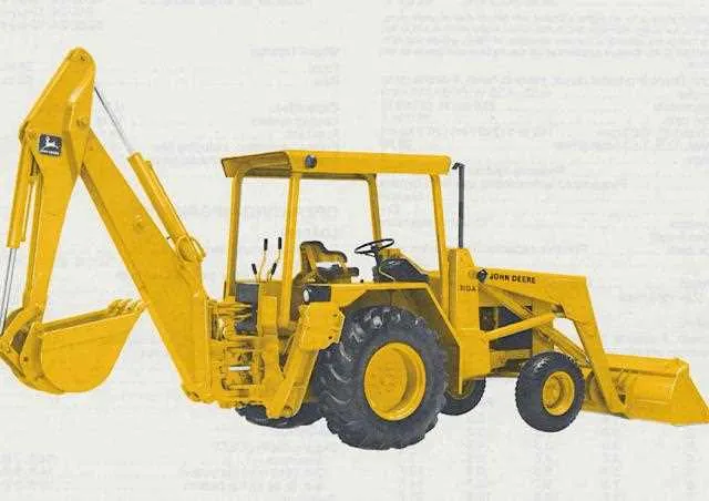 john deere 310 backhoe bucket specs