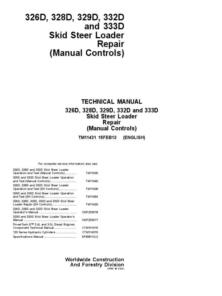 john deere 328d specs