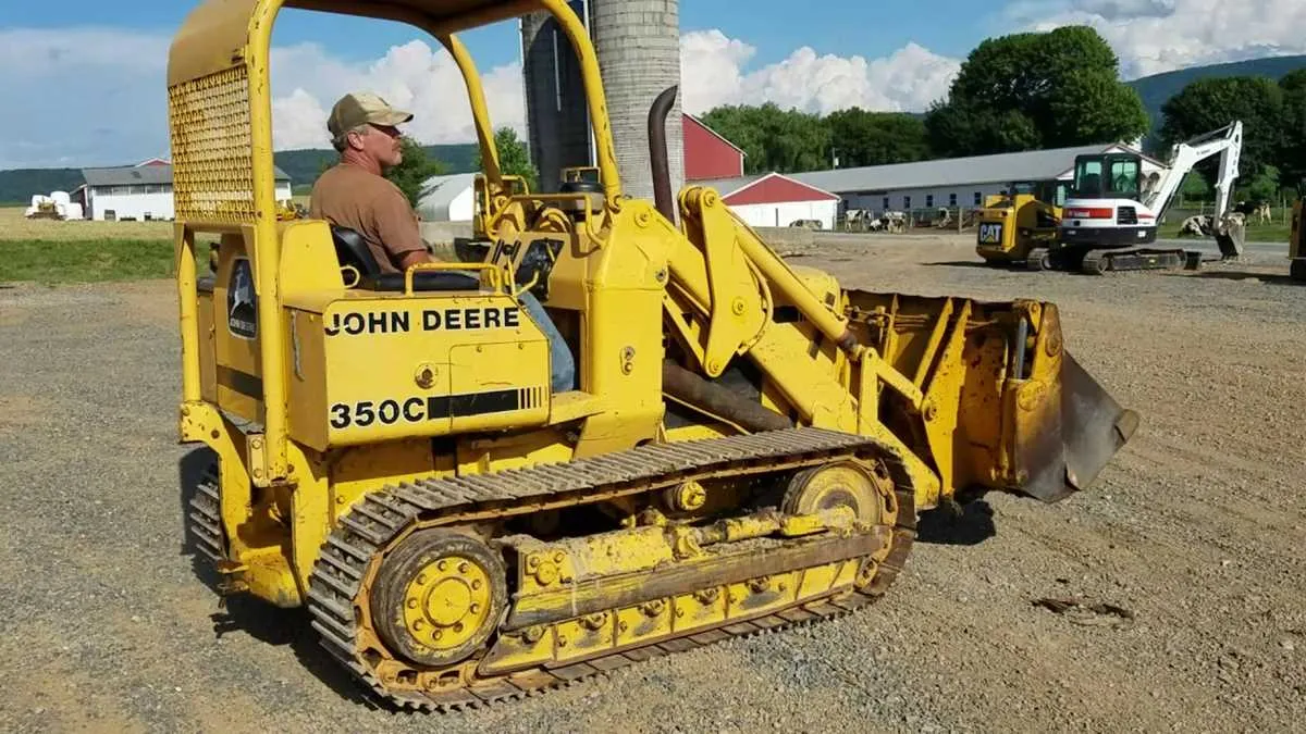 john deere 350c track loader specs