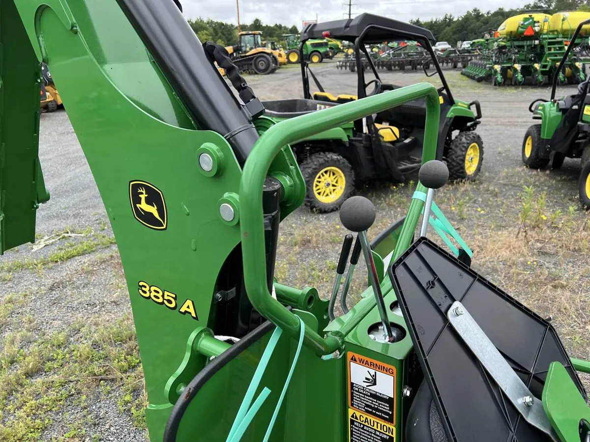 john deere 385a backhoe specs
