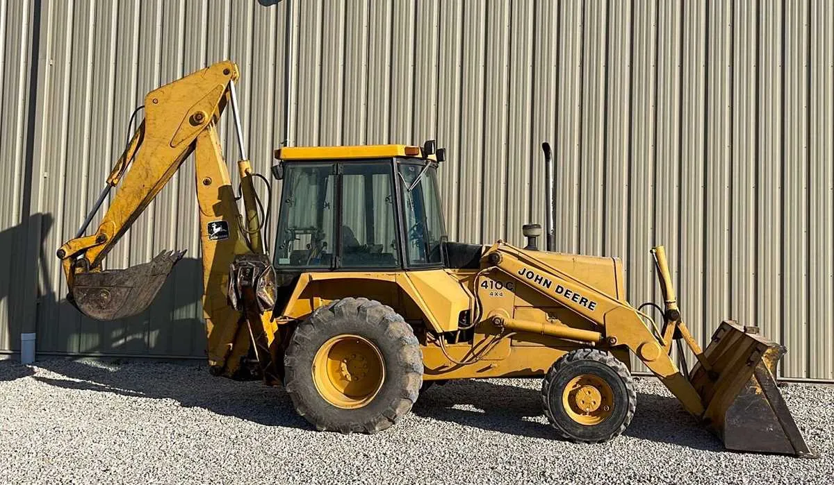 john deere 410 b backhoe specs