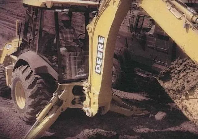 john deere 410d backhoe specs