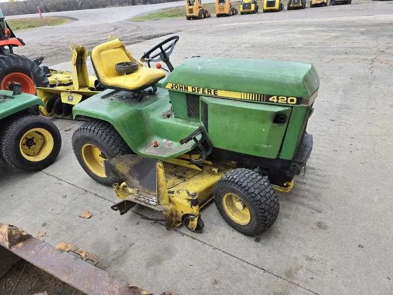 john deere 420 front end loader specs