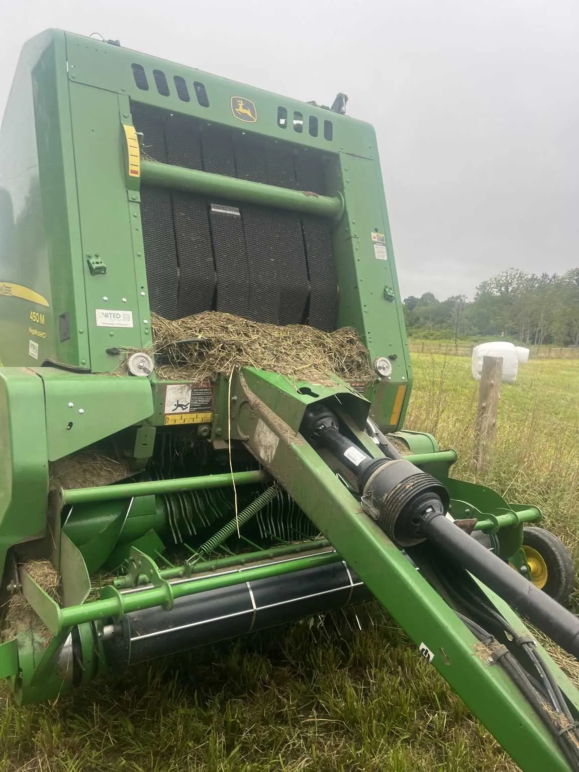 john deere 450 m baler specs