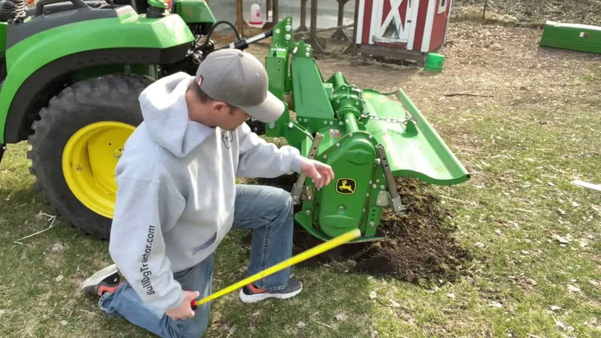 john deere 450 tiller specs