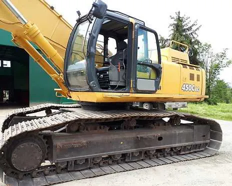 john deere 450c lc excavator specs