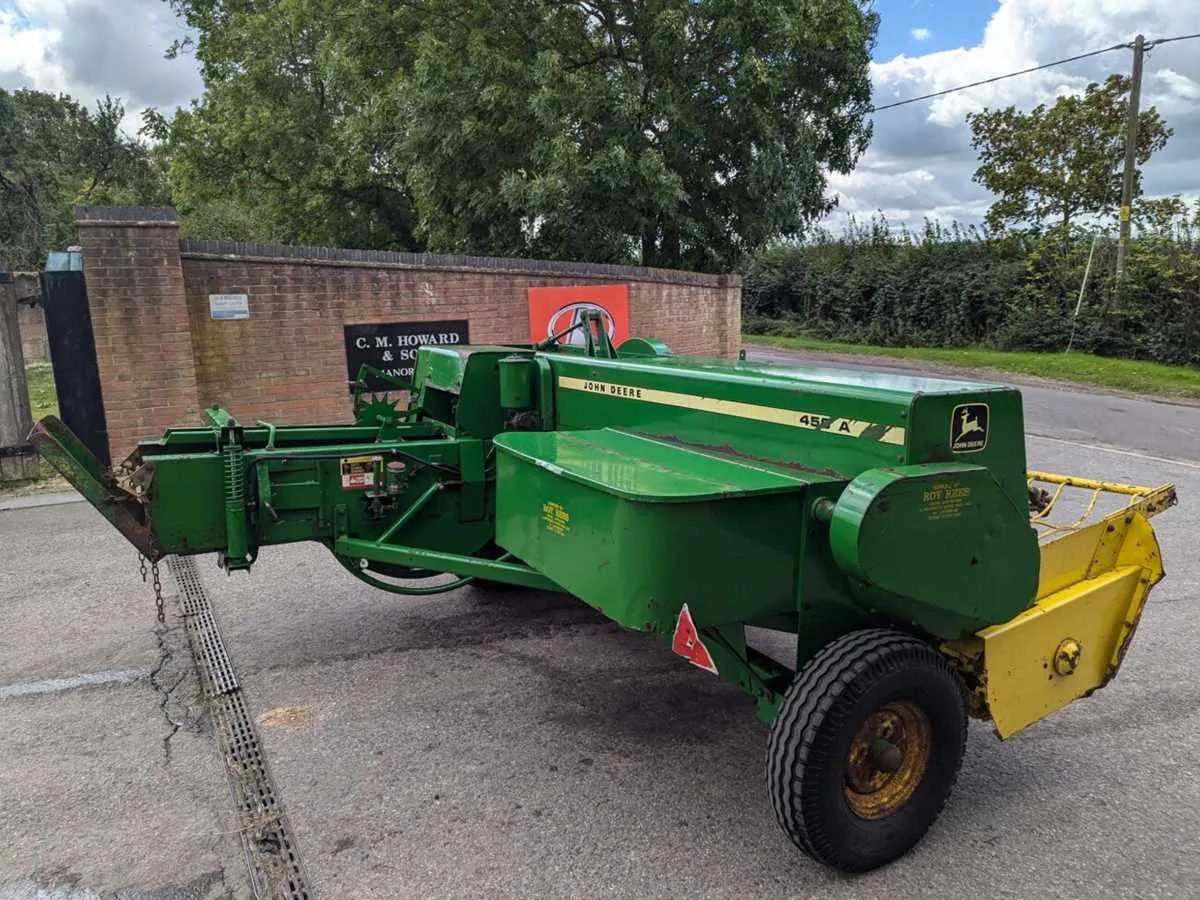 john deere 456a baler specs