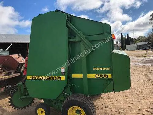 john deere 466 baler specs