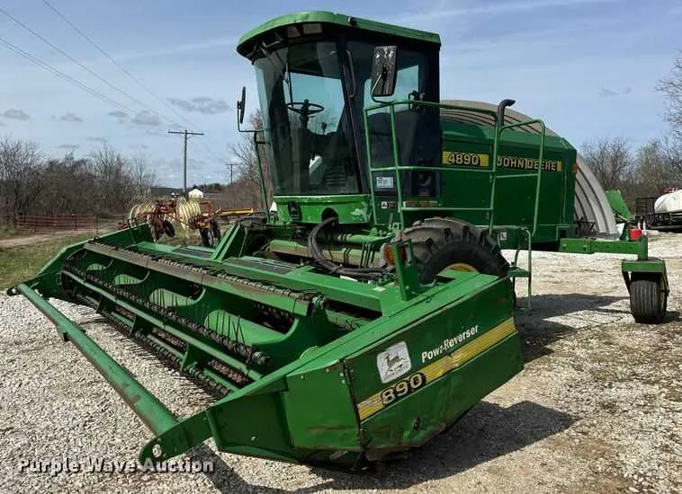 john deere 4890 swather specs