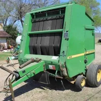 john deere 530 round baler specs