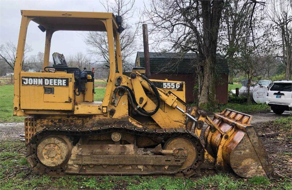 john deere 555g crawler loader specs