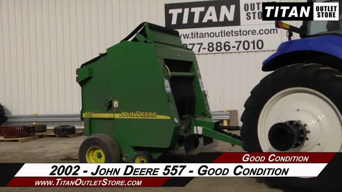 john deere 557 baler specs