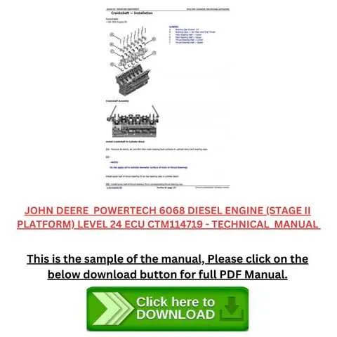 john deere 6090 torque specs