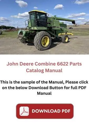 john deere 6622 combine specs