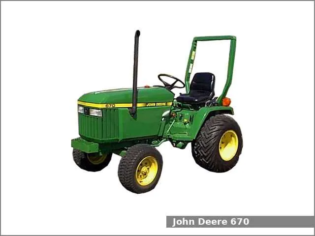 john deere 670 tractor specs