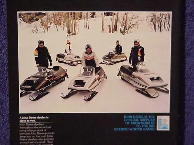 john deere 800 snowmobile specs