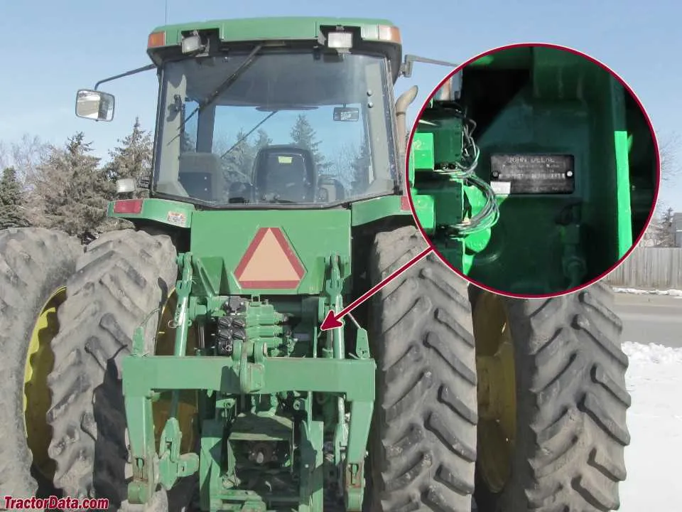 john deere 8200 tractor specs